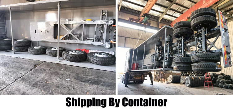 4 Axle Heavy Duty Hydraulic Semi End Dump Truck Trailer Capacity Prices for Sale in Nigeria