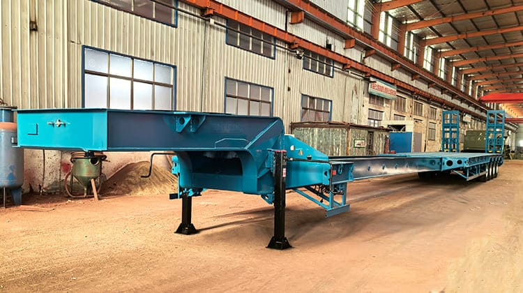4 Axle Extendable Drop Deck Low Loader Semi Trailer for Sale in Nigeria Lagos