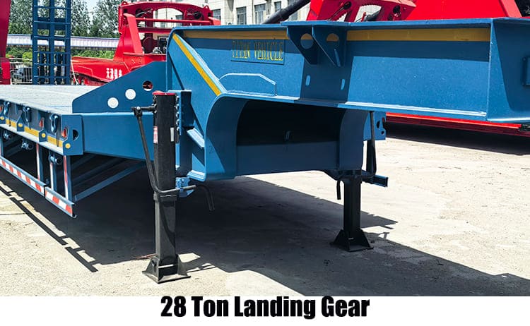 4 Axle Extendable Drop Deck Low Loader Semi Trailer for Sale in Nigeria Lagos