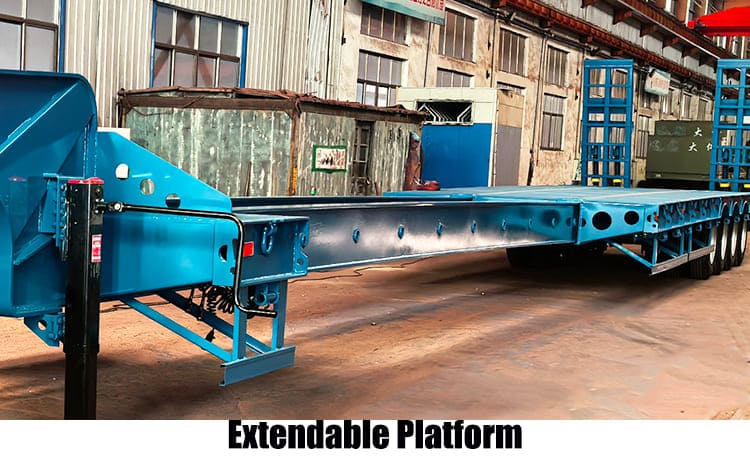 4 Axle Extendable Drop Deck Low Loader Semi Trailer for Sale in Nigeria Lagos