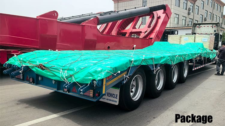 4 Axle Extendable Drop Deck Low Loader Semi Trailer for Sale in Nigeria Lagos