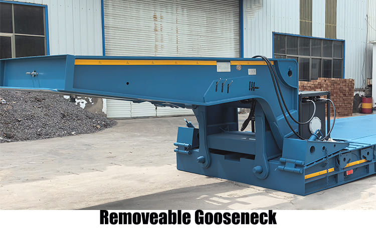 4 Axle RGN Extendable Lowboy Trailer for Sale in Nigeria Apapa