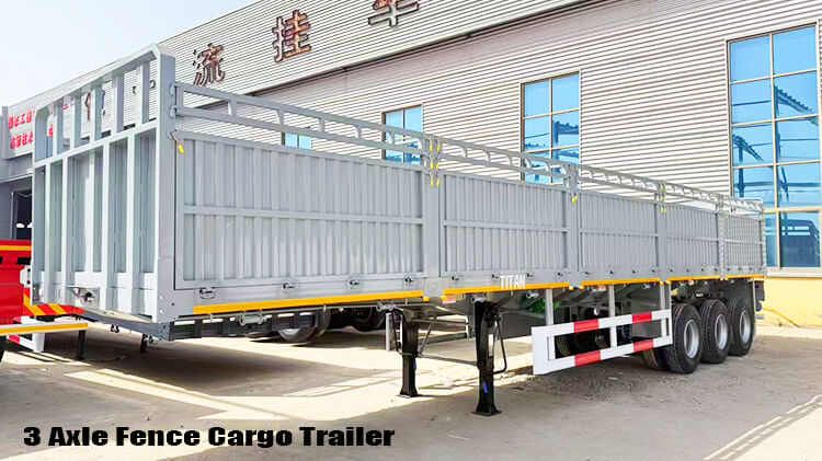 3 Axle Stake Semi Trailer for Sale in Ghana