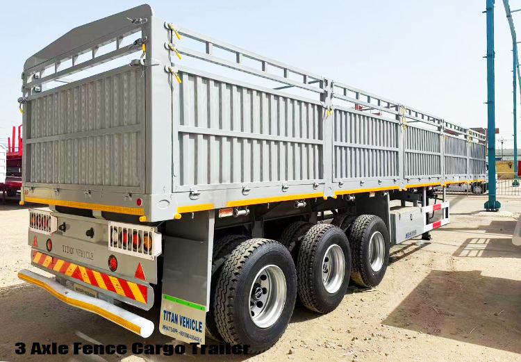 3 Axle Stake Semi Trailer for Sale in Ghana