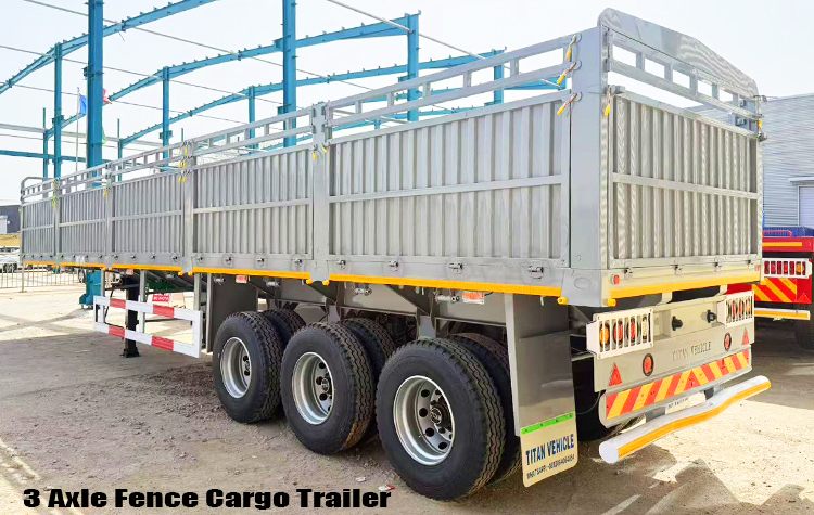 3 Axle Stake Semi Trailer for Sale in Ghana