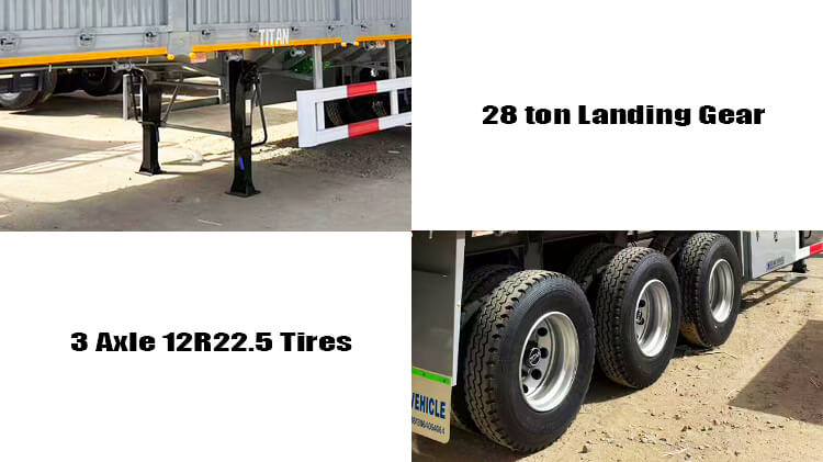 3 Axle Stake Semi Trailer for Sale in Ghana