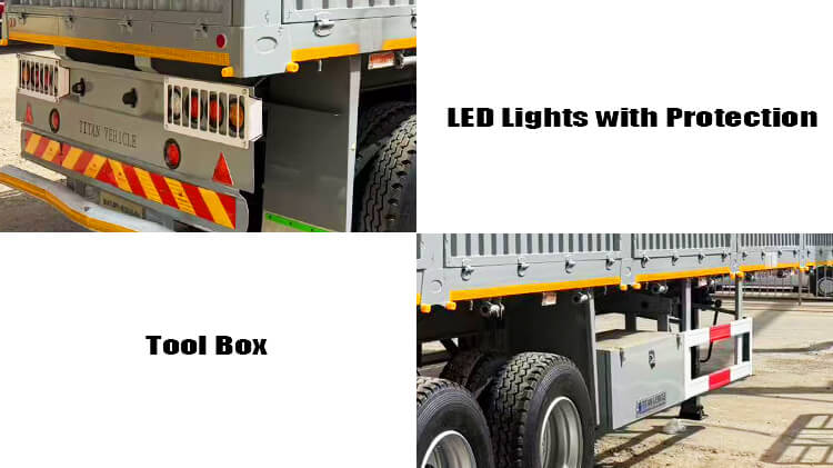 3 Axle Stake Semi Trailer for Sale in Ghana