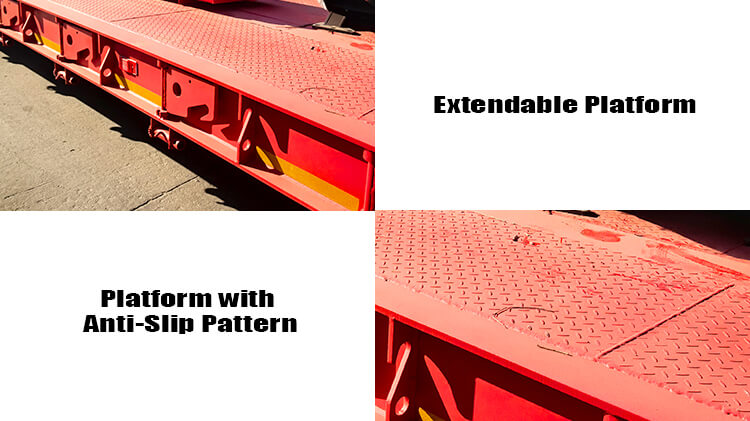 4 Axle 100 Ton Lowboy Trailer for Sale in Ghana