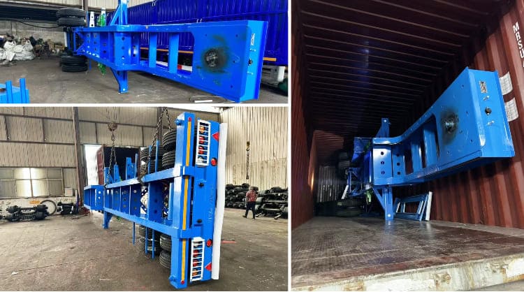 20 Ft Shipping Container Semi Trailers for Sale in Ghana