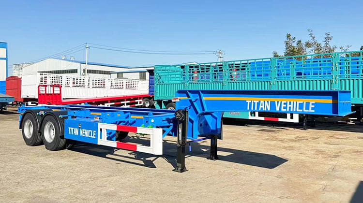 20 Ft Shipping Container Semi Trailers for Sale in Ghana