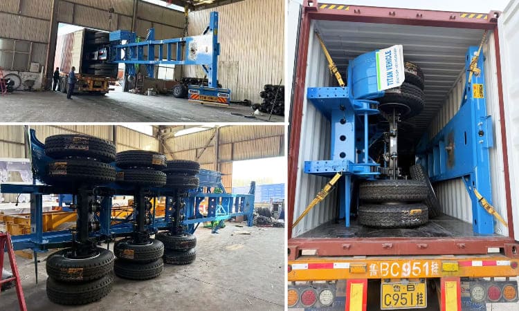 40Ft Container Skeleton Semi Trailer | Skeletal Trailer for Sale in Ghana