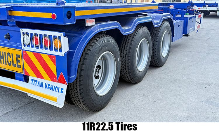 3 Axle 40 Feet Trailer Container Chassis for Sale in Congo