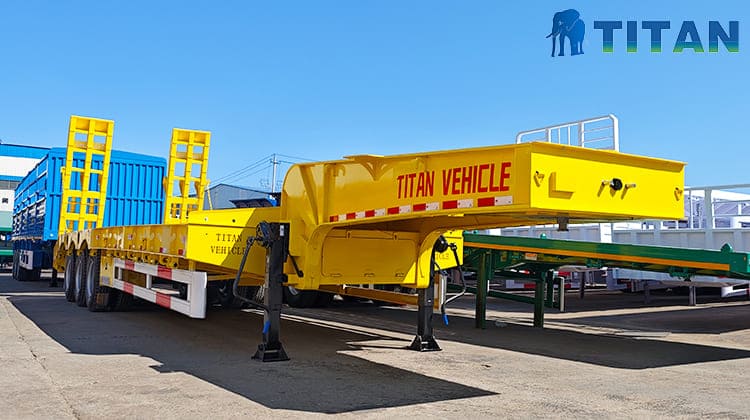truck trailer low bed