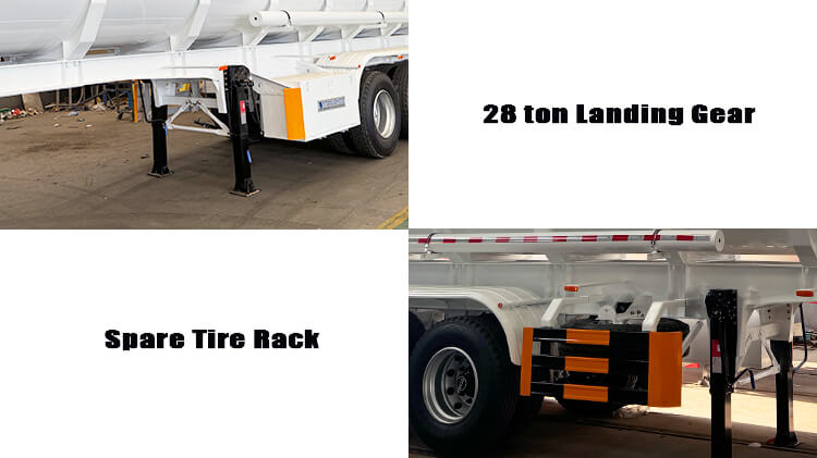 3 Axle Sulphuric Acid Tanker Trailer for Sale in Mpulungu Zambia