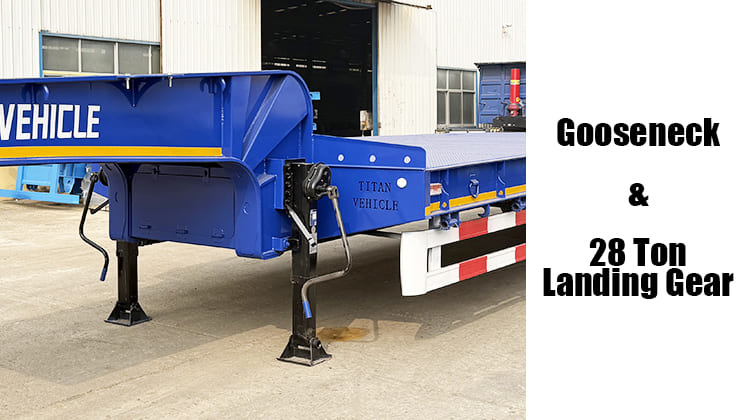 3 Axle Low Bed Semi Trailer for Sale in Mali