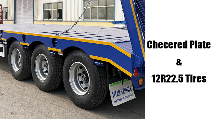 3 Axle Low Bed Semi Trailer for Sale in Mali