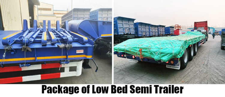 3 Axle Low Bed Semi Trailer for Sale in Mali