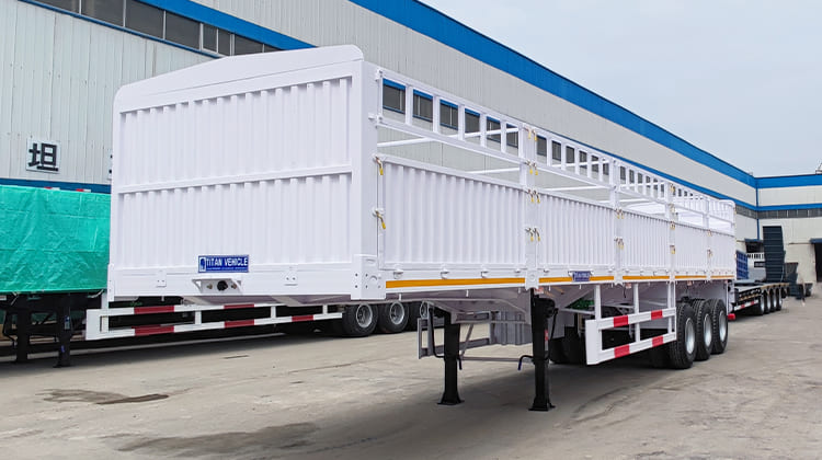 60 Ton 3 Axle Cargo Trailer for Sale in Mali