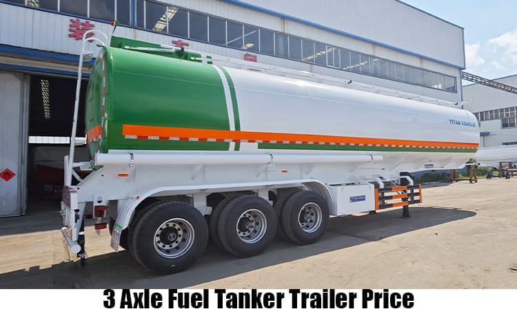 3 Axle 45000 Liters Fuel Tanker Semi Trailer Price for Sale in Angola