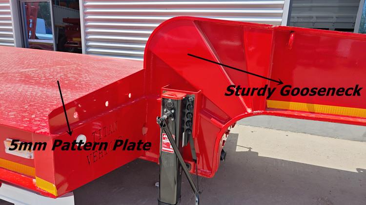 3 Axle Low Loader Trailer Truck for Sale in Angola