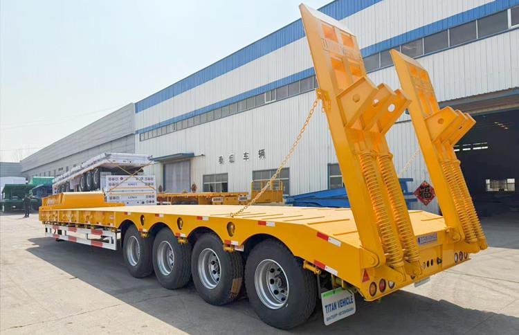 4 Axle Semi Low Bed Trailer for Sale in Angola
