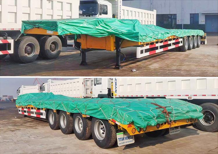 4 Axle Semi Low Bed Trailer for Sale in Angola