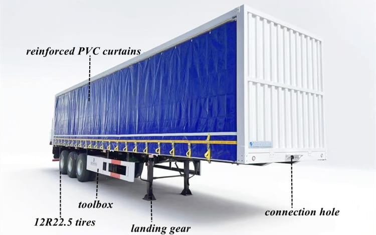 Curtain Side Trailer for Sale