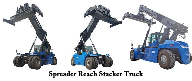 45 Ton Reach Stacker Price For Sale | Spreader Reach Stacker Truck