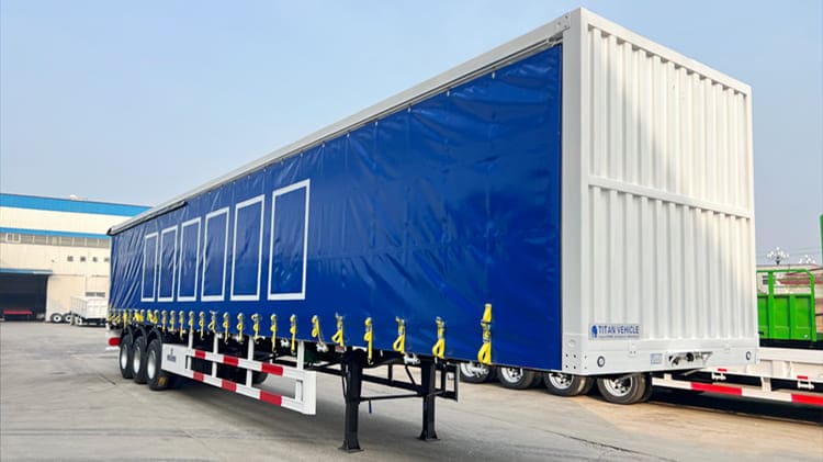 Curtain Van Trailer for Sale in Tanzania