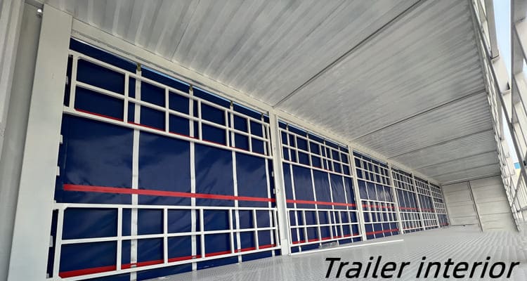 Curtain Van Trailer for Sale in Tanzania