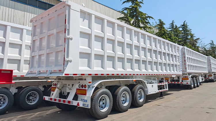 Rear Dump Semi Trailer Capacity for Sale in Sierra Leone
