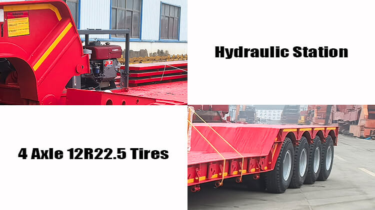 4 Axle 100 Ton Custom Rgn Lowboy Trailer for Sale in Jamaica