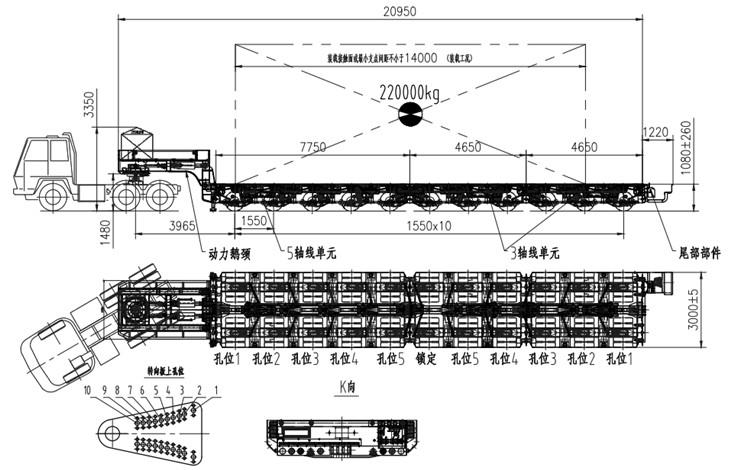 Hydraulic Multi Axle Heavy Haul Trailers for Sale