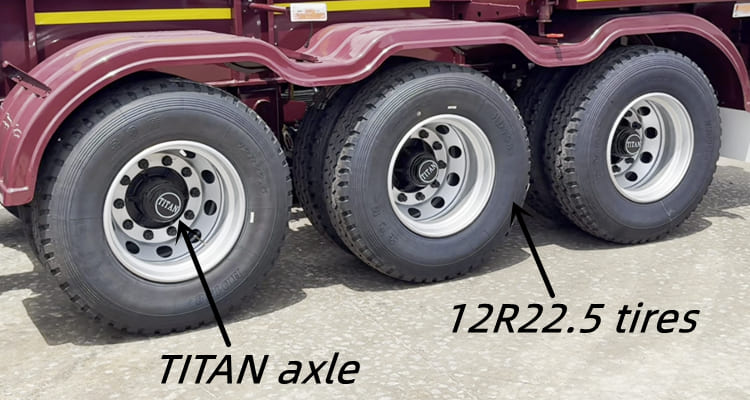 40ft Tri Axle Skeletal Trailer-Skeleton Container Trailer for Sale