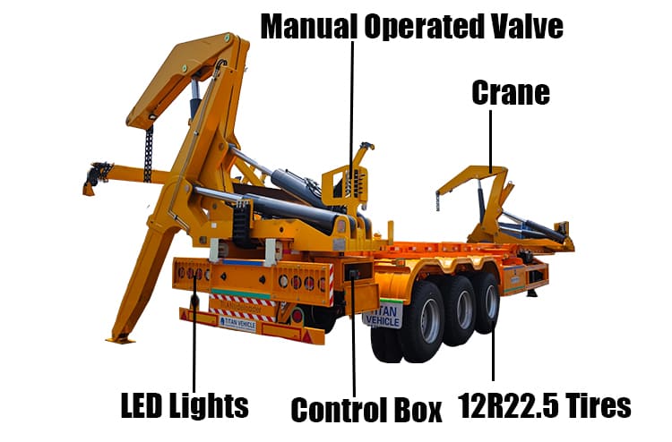 Side Lift Container Transport | Swing Lift Trailer in Tanzania