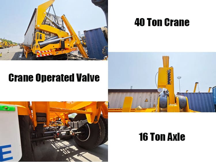 Side Lift Container Transport | Swing Lift Trailer in Tanzania