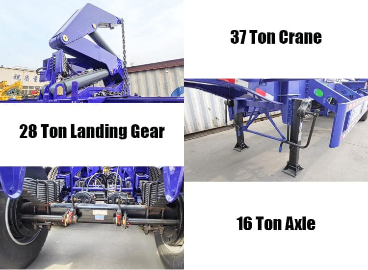 37 Ton Sidelifter Container Trailer for Sale in Angola