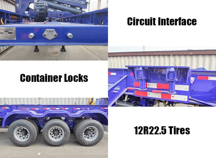 37 Ton Sidelifter Container Trailer for Sale in Angola
