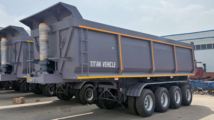 New Hydraulic Container Tractor Tipper Tipping Trailers Chassis Price for Sale Near Me