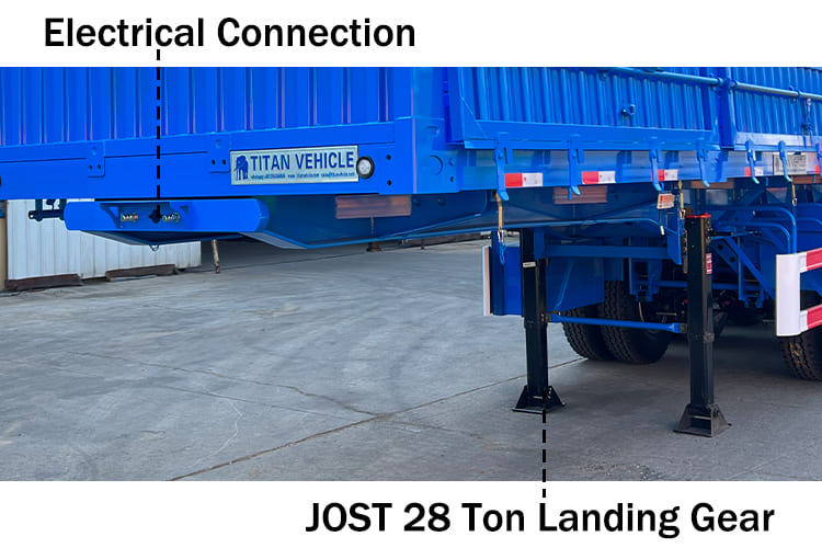 Side Dump Semi Trailer Capacity for Sale in Congo