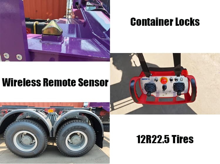 37 Ton Container Side Lifter Truck for Sale in Papua New Guinea