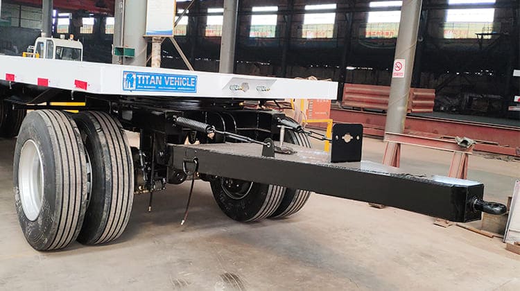 New 2/3/tri Axle Turntable Drawbar Trailer for Sale