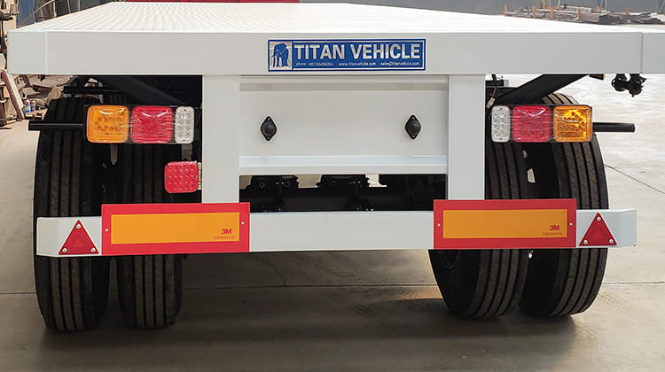 New 2/3/tri Axle Turntable Drawbar Trailer for Sale