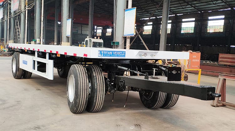 New 2/3/tri Axle Turntable Drawbar Trailer for Sale