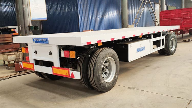 New 2/3/tri Axle Turntable Drawbar Trailer for Sale