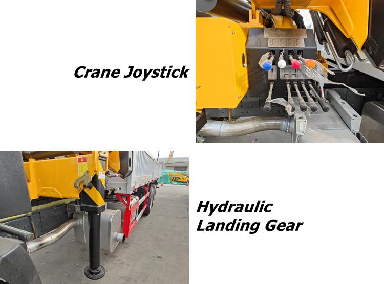 Flatbed Truck with Crane  XCMG Truck Vehicle Mounted Crane