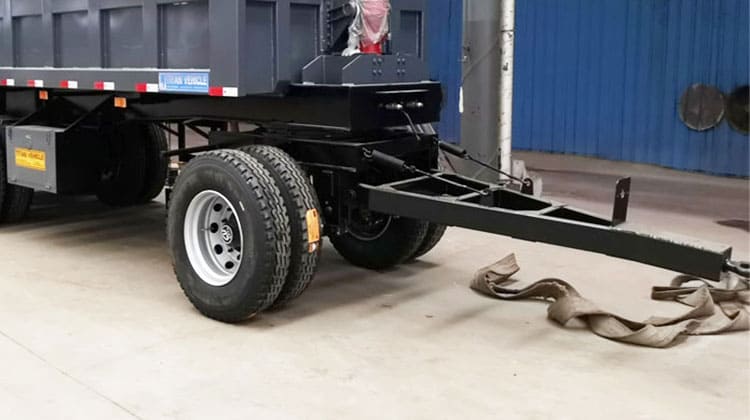 Full Trailer Truck | 6m Drawbar Tipper Trailer fors Sale