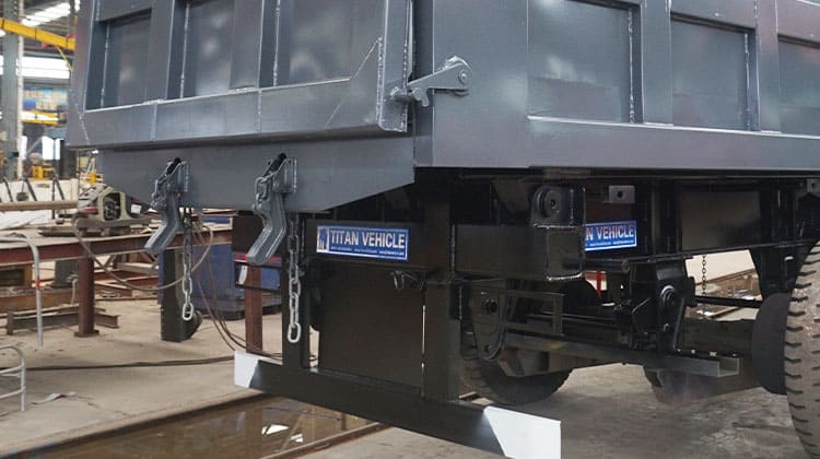 Full Trailer Truck | 6m Drawbar Tipper Trailer fors Sale