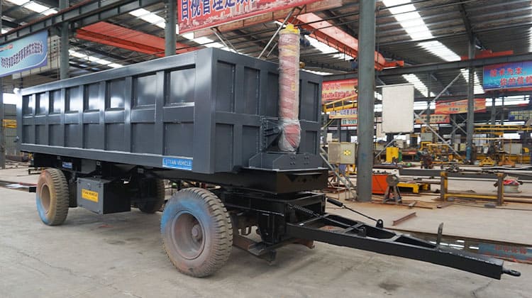Full Trailer Truck | 6m Drawbar Tipper Trailer fors Sale