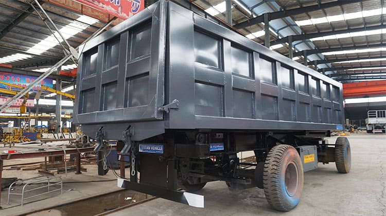 Full Trailer Truck | 6m Drawbar Tipper Trailer fors Sale